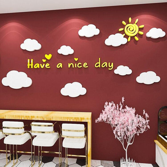 Clouds wall art