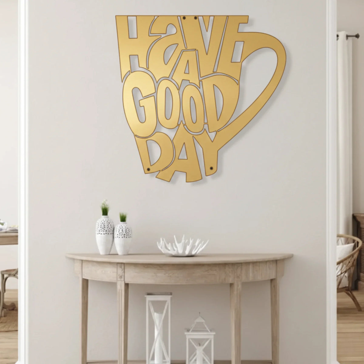 Have A Good Day Wall Art | 3D Acrylic Cafe Decor
