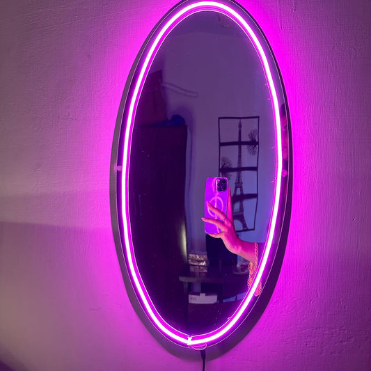 Neon Selfie Acrylic mirror for Room Walls