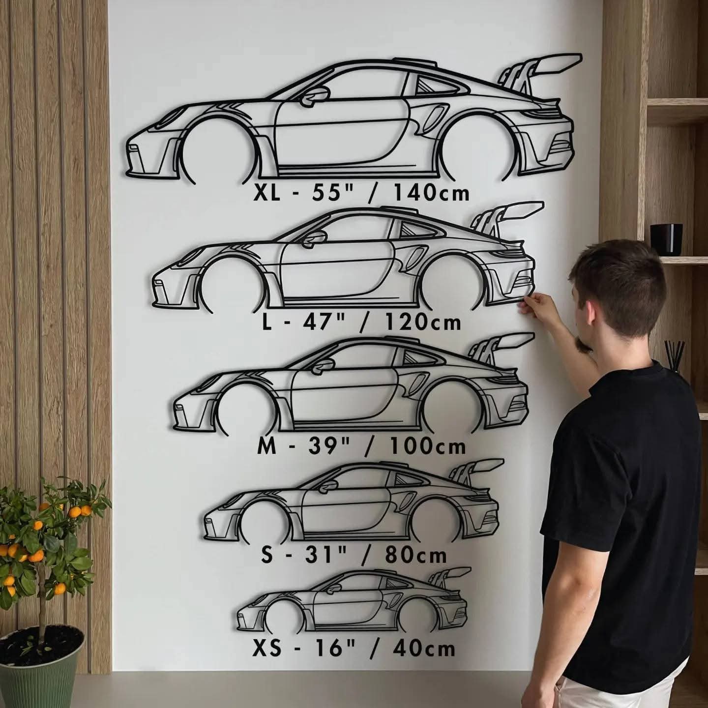 SpeedLine Acrylic Car Wall Art