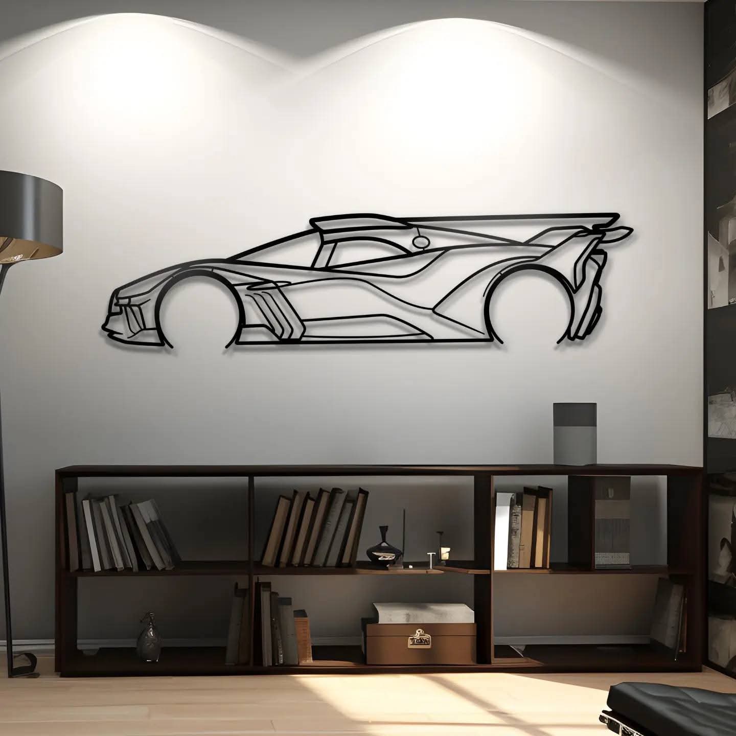 SpeedLine Acrylic Car Wall Art