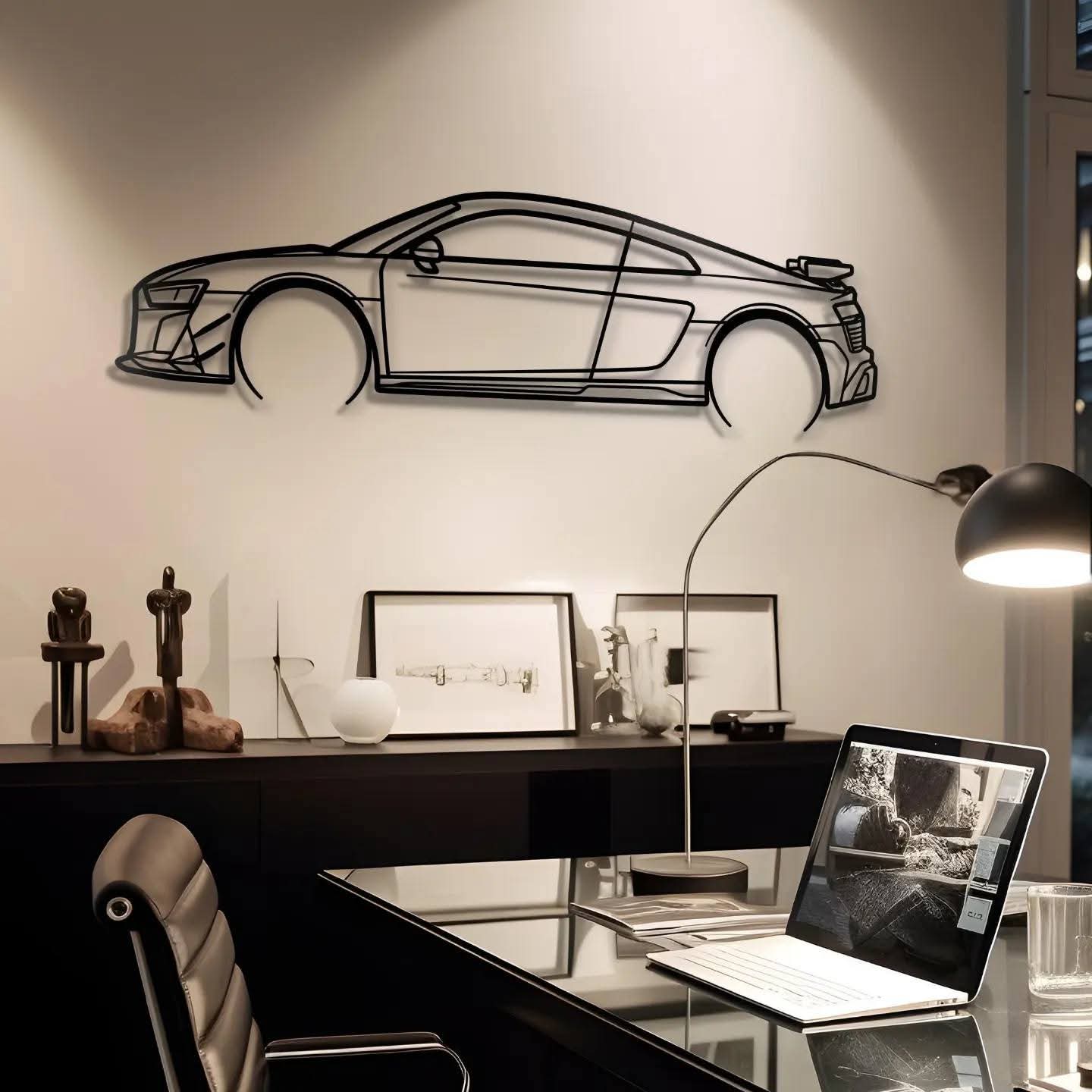 SpeedLine Acrylic Car Wall Art