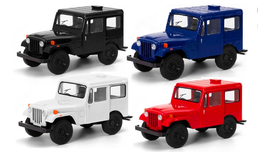 KiNSMART 1971 Jeep DJ Series – Set of 4