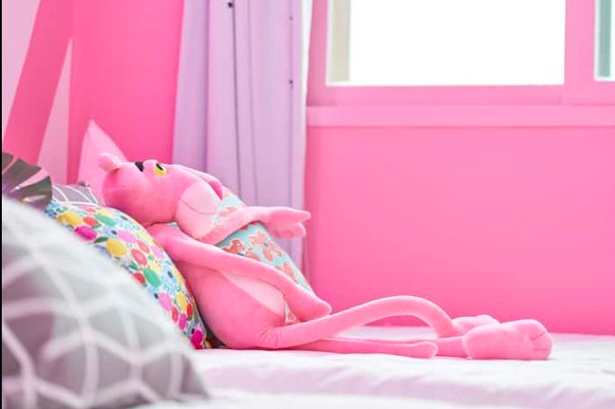 Pink Panther Plush Toy – Soft Stuffed Character Doll for Kids & Collectors