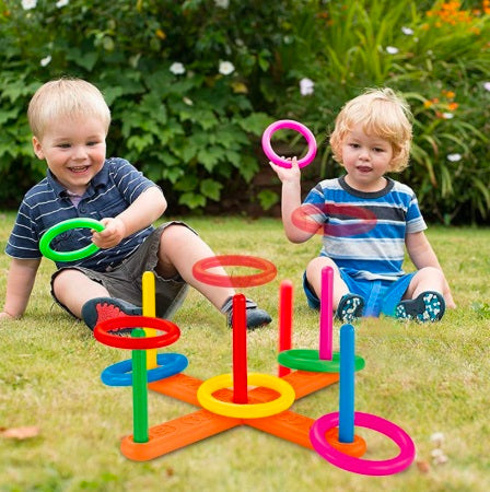 Kids Ring Toss Game – Outdoor Throwing & Target Game for Indoor and Garden Play