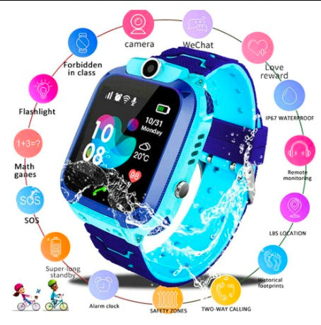 ALREHA K2 Kids Smart Watch – GPS Tracker, SOS, SIM Calling & Camera