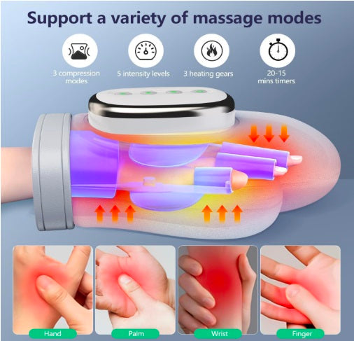 Intelligent Handheld Massager – Portable Electric Hand & Palm Massage Instrument