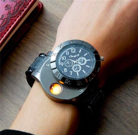 Recommended Product Title  Multifunctional Lighter Watch – USB Rechargeable Wristwatch with Built-In Electric Lighter