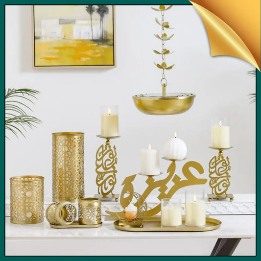 Custom Name Acrylic Candle Stand - Personalized UAE Gift for Weddings, Birthdays & Elegant Home Decor